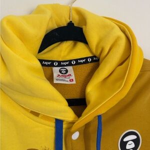 Bape Yellow Jacket with Blue Accents